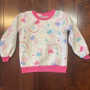 Peppa Pig Pink and Gray Sweatshirt